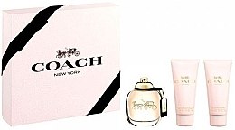 Парфумерія, косметика Coach New York Eau De Parfum - Набір (edp/90ml + b/l/100ml + sh/gel/100ml)