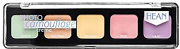 Палітра кремових консилерів - Hean Photo Camouflage Cream Concealer Palette — фото N1