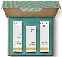 Духи, Парфюмерия, косметика Набор - Dr.Hauschka The Essentials Gift Set (f/cr/30ml + f/milk/30ml + toner/30ml)