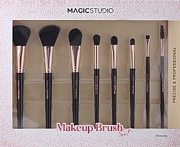 Набір пензлів для макіяжу, 8 шт. - Magic Studio Makeup Brush Set — фото N1