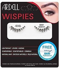 Духи, Парфюмерия, косметика Накладные ресницы с клеем - Ardell Wispies Baby Demi W Black