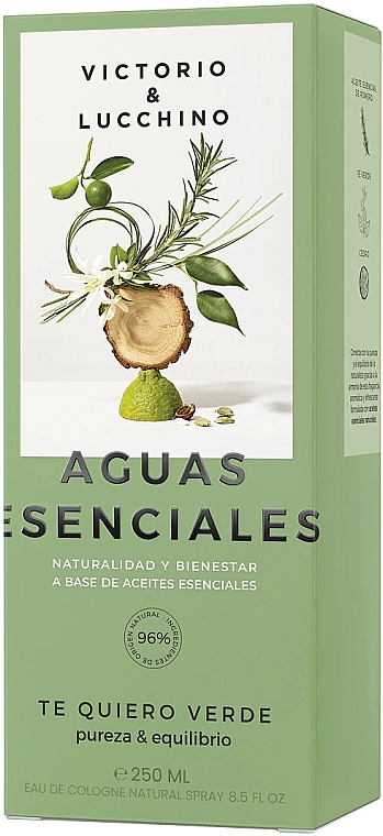 Victorio & Lucchino Aguas Esenciales Te Quiero Verde - Одеколон — фото N2