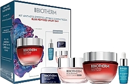 Духи, Парфюмерия, косметика Набор - Biotherm Blue Peptides Gift Set (cr/50ml + eye/cr/5ml + elixir/7ml + cr/15ml)