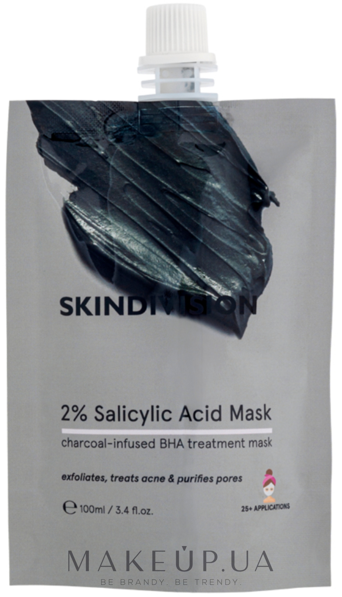 Маска із саліциловою кислотою - SkinDivision 2% Salicylic Acid Mask — фото 100ml