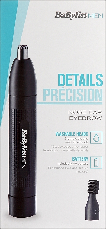 Тример для носа і вух - BaByliss E652E — фото N2