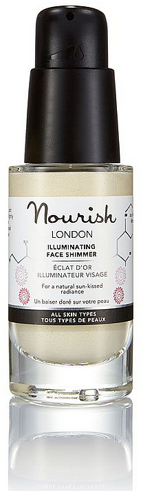 Кремовый хайлайтер для лица - Nourish London Illuminating Face Shimmer — фото N1