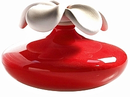 Керамический диффузор без наполнителя, 7х5.5 см - Millefiori Milano Lovely Flower Mini Red Ceramic Diffuser — фото N1