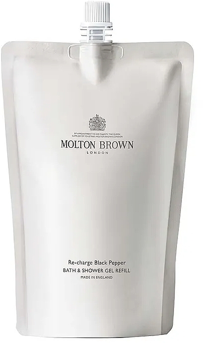 Molton Brown Re-Charge Black Pepper - Гель для ванны и душа (сменный блок) — фото N1
