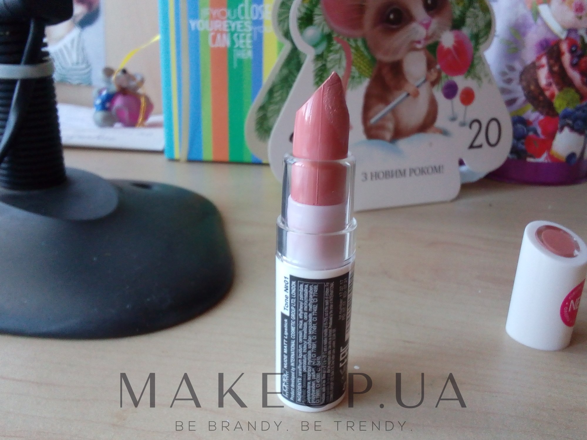 lamel professional nude matt lipstick