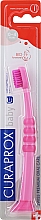 Зубная щетка детская CS Baby с прорезиненной ручкой (0-4), розовая, розовая щетина - Curaprox — фото N1