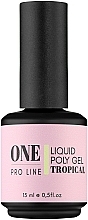 Духи, Парфюмерия, косметика Жидкий полигель для ногтей, 15 мл - One Pro Line Liquid Poly Gel 