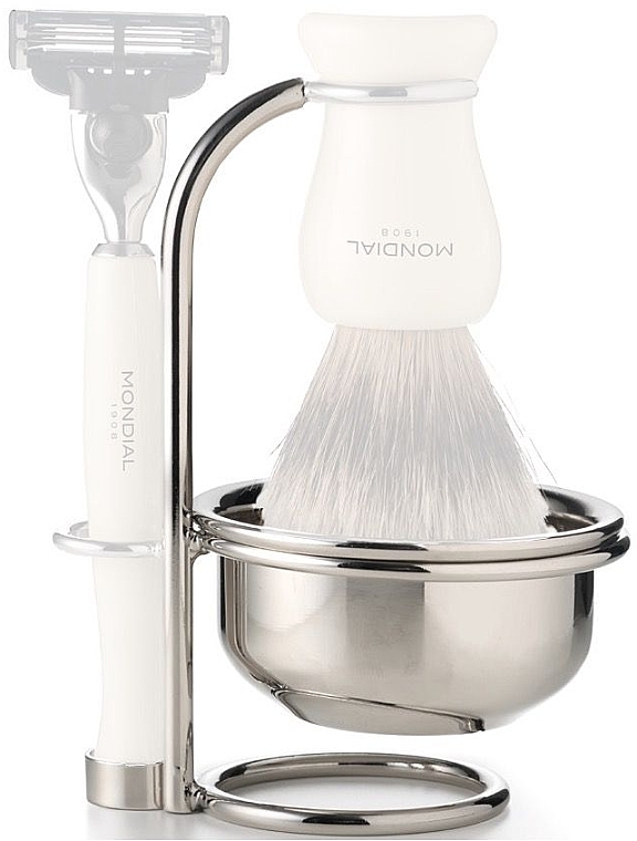 Підставка для помазка та бритви, з чашею - Mondial Houder Tree Brush & Razor Stand with Bowl — фото N2