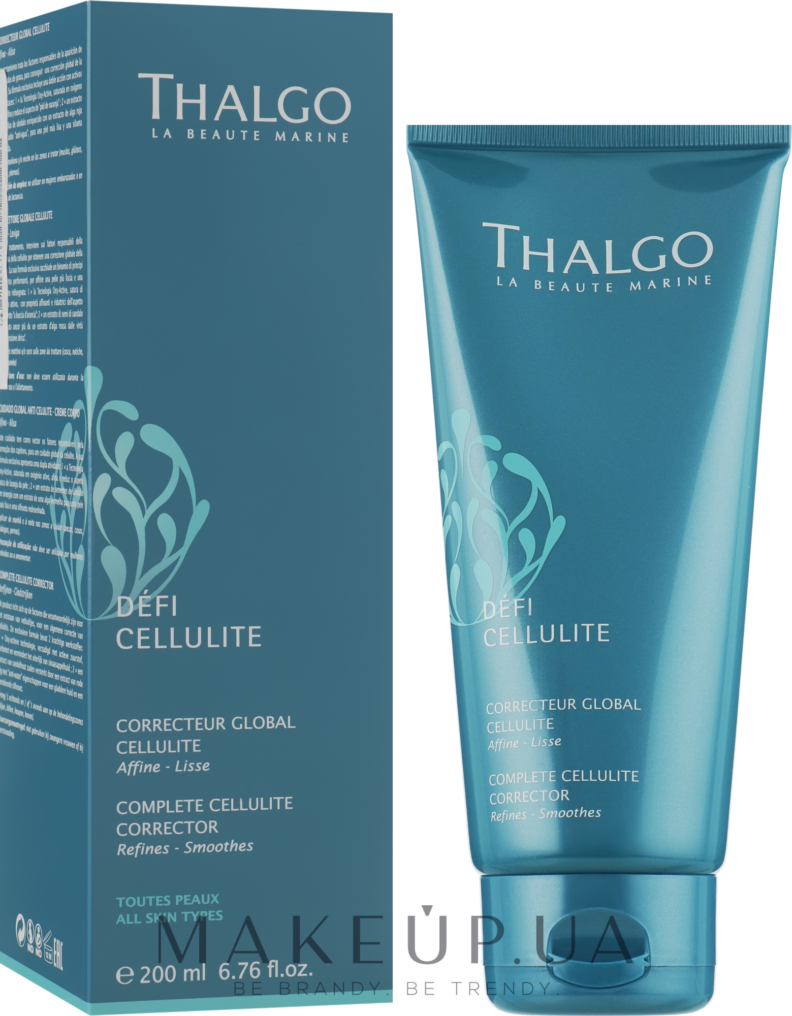 Коригувальний крем проти усіх видів целюліту - Thalgo Complete Cellulite Corrector Defi Cellulite — фото 200ml