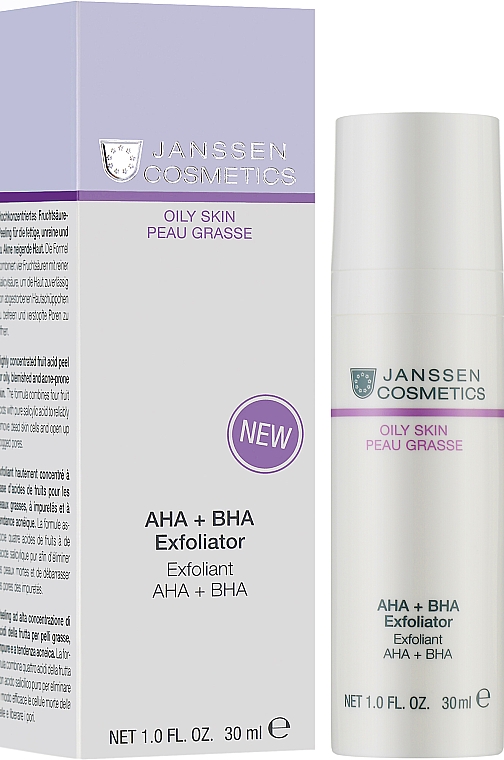 Отшелушивающее средство AHA + BHA - Janssen Cosmetics AHA + BHA Exfoliator — фото N2