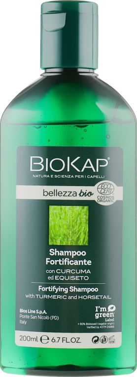 Зміцнювальний шампунь - BiosLine BioKap Fortifying Shampoo — фото N2