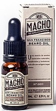 Духи, Парфюмерия, косметика Масло для бороды - Macho Beard Company San Francisco Beard Oil