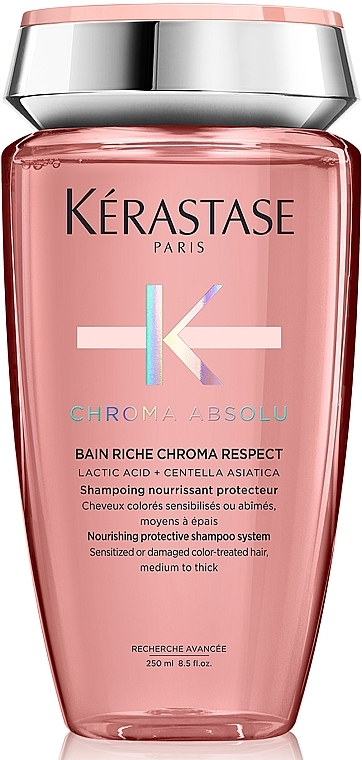 Шампунь-ванна для питания и защиты окрашенных чувствительных волос и поврежденных волос - Kerastase Chroma Absolu Bain Riche Chroma Respect
