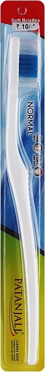 Зубная щетка обычная, белая - Patanjali Normal Toothbrush — фото N1
