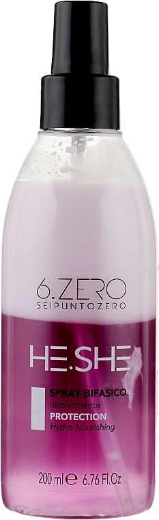 Спрей двофазний зволожувальний захисний - Seipuntozero He.She Hydro-Nourishing Spray — фото N1