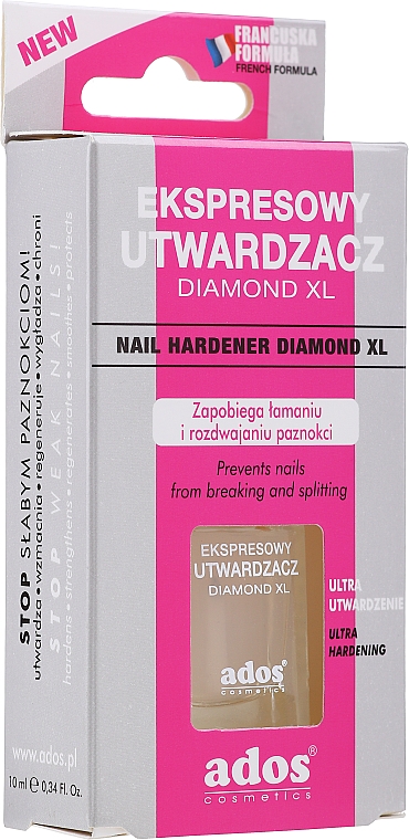 Експрес-затверджувач для нігтів - Ados Nail Hardemer Diamond XL — фото N1