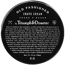 Крем для бритья - Triumph & Disaster Old Fashioned Shave Cream Jar — фото N1