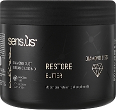 Парфумерія, косметика Маска для волосся "Відновлювальна олія" - Sensus Alisa Diamond Liss Restore Butter