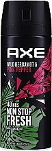 Антиперспирант-аэрозоль - Axe Wild Fresh Bergamot & Pink Pepper — фото N1