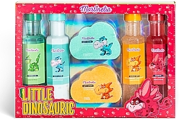 Парфумерія, косметика Набір, 5 продуктів - Martinelia Little Dinosauric Complete Bath Set