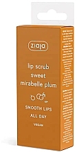 Скраб для губ "Сладкая Мирабель" - Ziaja Lip Scrub Mirabelle Plum (туба) — фото N1