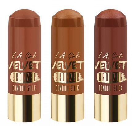 Бронзер для обличчя - L.A.Girl Velvet Contour Bronzer Stick — фото N1