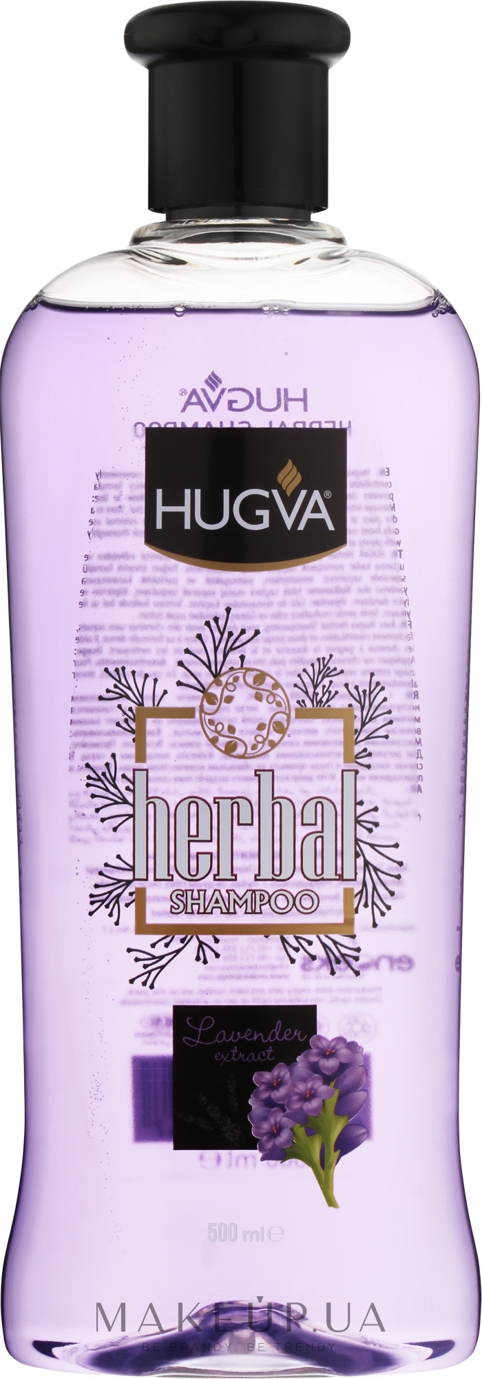 Трав'яний шампунь для волосся "Лаванда" - Hugva Herbal Shampoo Lavender — фото 500ml