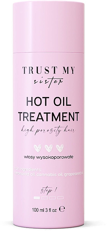 Олія для волосся з високою пористістю - Trust My Sister High Porosity Hair Hot Oil Treatment