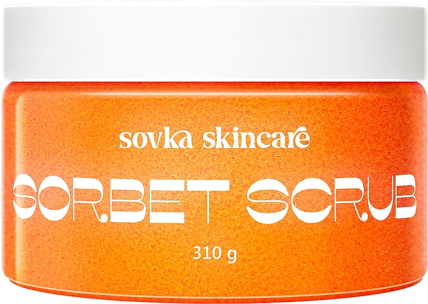 Скраб для тіла "Солодкий персик" - Sovka Skincare Sorbet Scrub Sweet Peaches