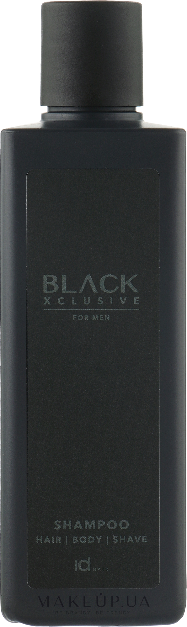 Шампунь для догляду за волоссям, тілом і для гоління - IdHair Black Xclusive Total Shampoo — фото 250ml