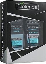 Духи, Парфюмерия, косметика Набор - Bielenda Only For Man Hydra Force Hialuron (wash/gel/150ml + f/gel/50ml)