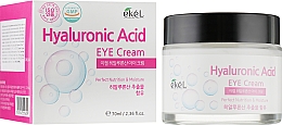 Парфумерія, косметика Зволожувальний крем для шкіри навколо очей, з гіалуроновою кислотою - Ekel Hyaluronic Acid Eye Cream