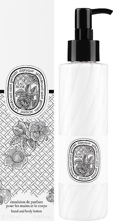 Diptyque Eau Rose - Лосьон для рук и тела — фото N2