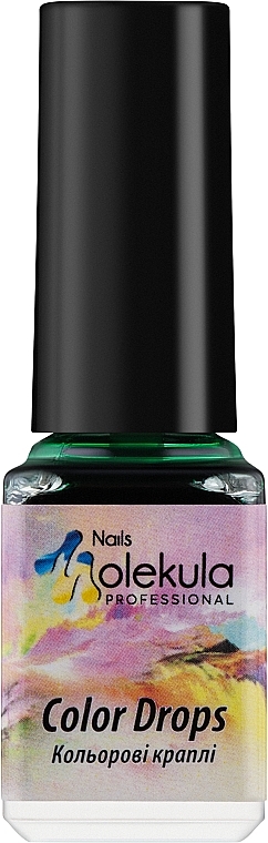 Чорнило для акварельного розпису - Nails Molekula Color Drops — фото N1