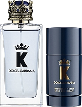 Духи, Парфюмерия, косметика Dolce & Gabbana K by Dolce & Gabbana - Набор (edt/100ml + deo/stick/75ml)