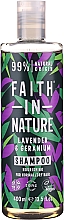 Парфумерія, косметика Шампунь для нормального і сухого волосся "Лаванда і герань" - Faith In Nature Lavender & Geranium Shampoo