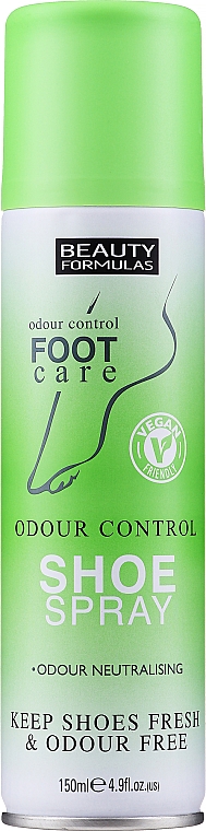 Дезодорант для обуви - Beauty Formulas Shoe Odour Control Spray 