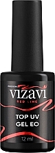 Глянцевий фінішний гель - Vizavi Professional Red Line Top UV Gel EO — фото N2