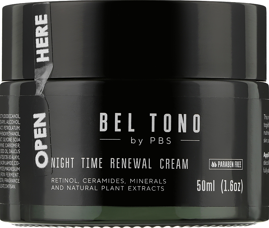 Ночной восстанавливающий крем для лица - Bel Tono Night Time Renewal Cream — фото N1