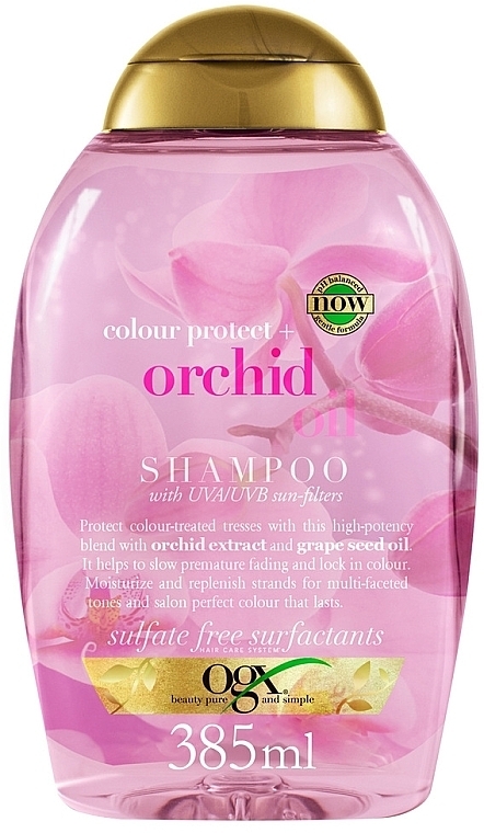 Шампунь для догляду за фарбованим волоссям "Олія орхідеї" - OGX Orchid Oil Shampoo — фото N1