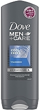 Гель для душа - Dove Men+Care Cool Fresh Body, Face & Hair Wash — фото N1