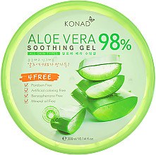 Увлажняющий гель для тела - Konad Aloe Vera 98% Smoothing Gel — фото N4