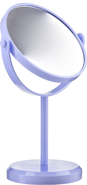 Дзеркало на підставці кругле 85703, бузкове - Top Choice Beauty Collection Mirror — фото N1