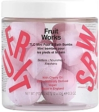 Мини-бомбочки для ухода за ногами и принятия ванны - Fruit Works TLC Mini Foot & Bath Bombs — фото N1