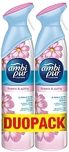 Парфумерія, косметика Освіжувач повітря "Квіти та весна" - Ambi Pur Flowers And Spring Air Freshener Spray Duopack