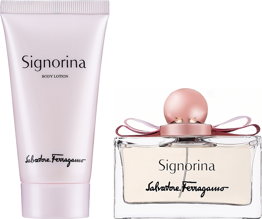 Salvatore Ferragamo Signorina - Набір (edp/30 ml + b/lot/50 ml) — фото N2